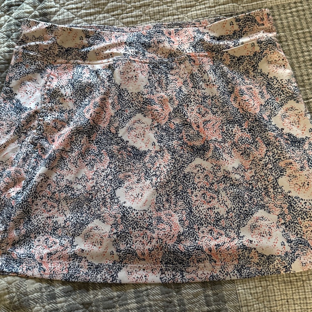 CALLAWAY Blue Floral Active Wear Skorts NWT SZ L